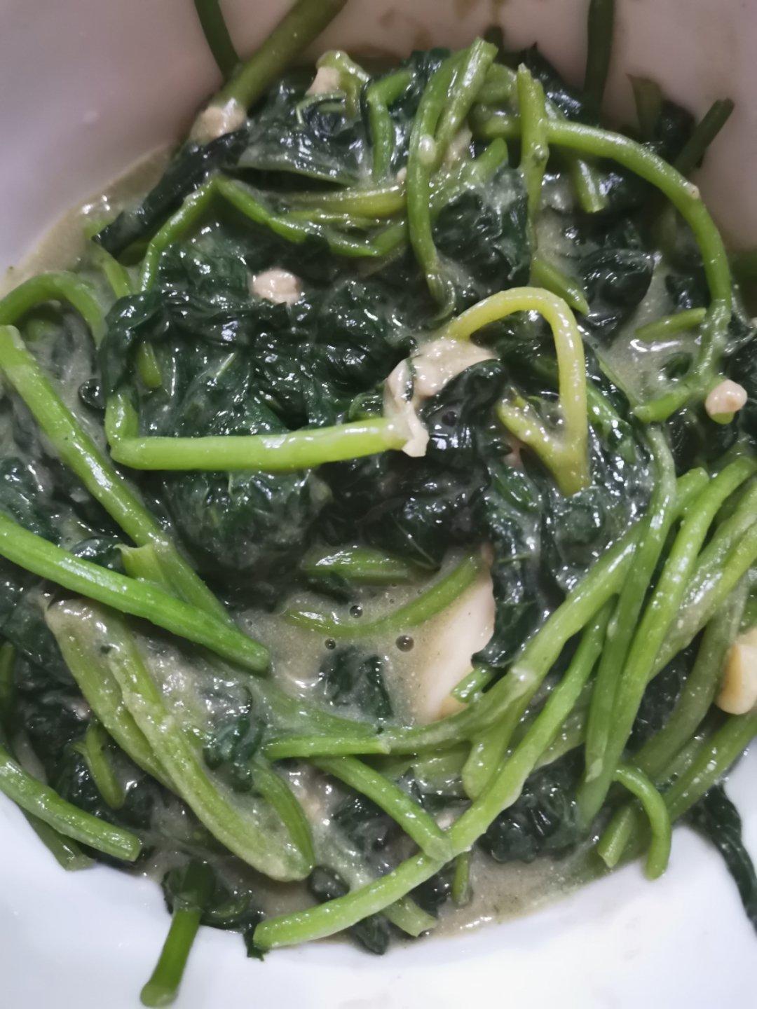 椒丝腐乳蕃薯叶