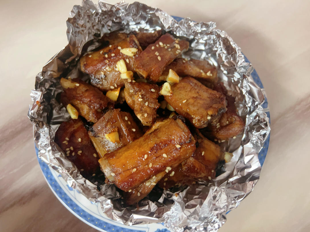 烤蒜香排骨