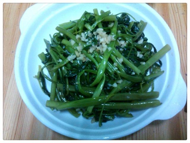 蒜蓉空心菜的做法