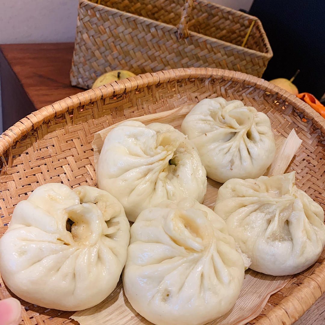 豆角酱肉包子
