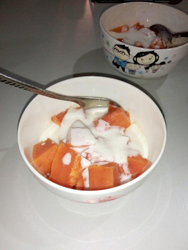 木瓜酸奶