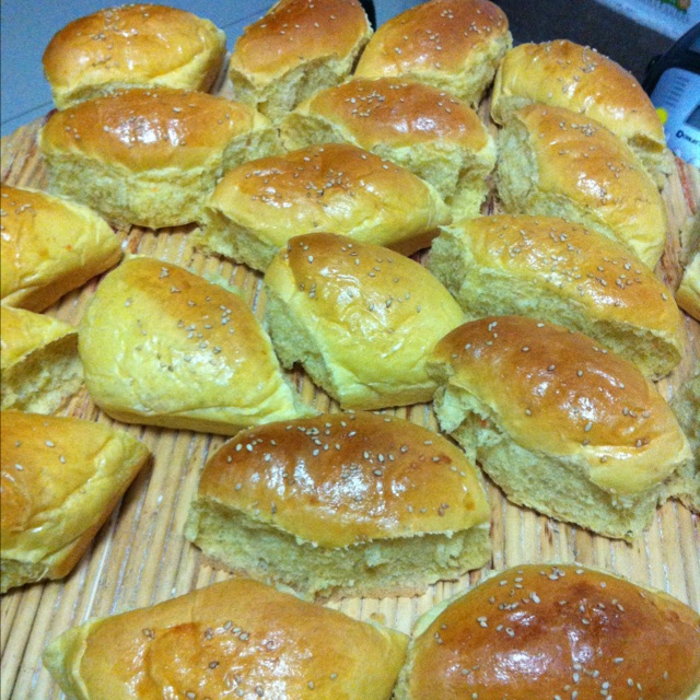 纯天然色彩胡萝卜餐包