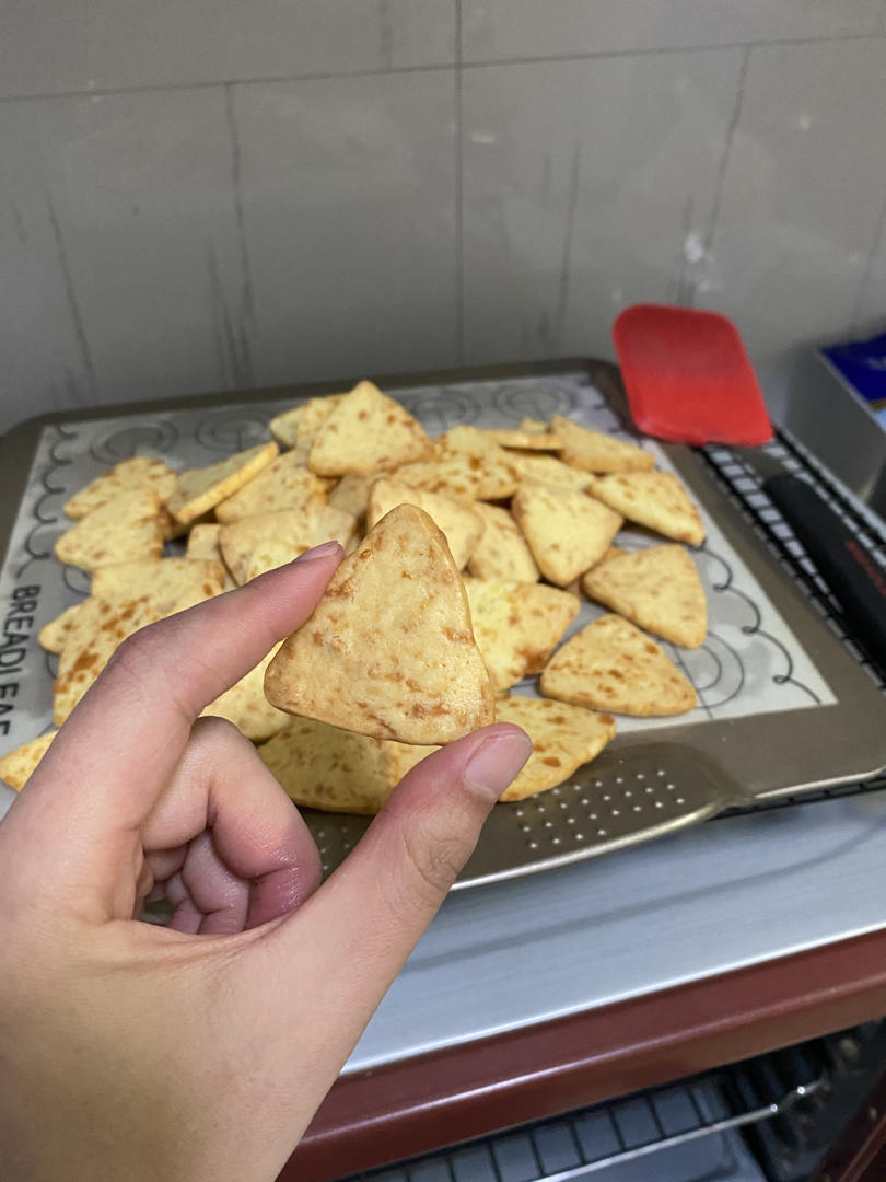 免打发❗️零失败❗️黄金芝士咸味饼干❗️