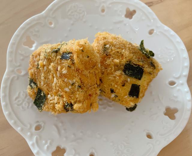 海苔肉松小方的做法