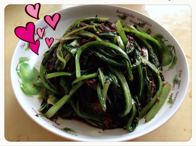 豆豉鲮鱼油麦菜
