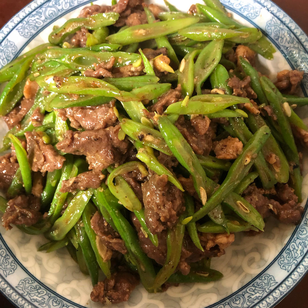 牛肉炒四季豆