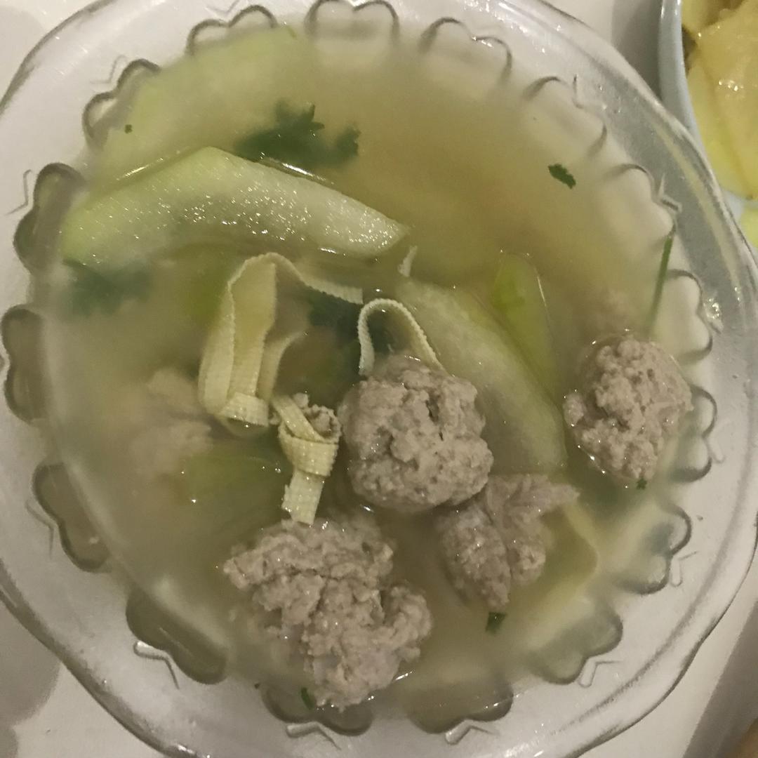 冬瓜丸子汤