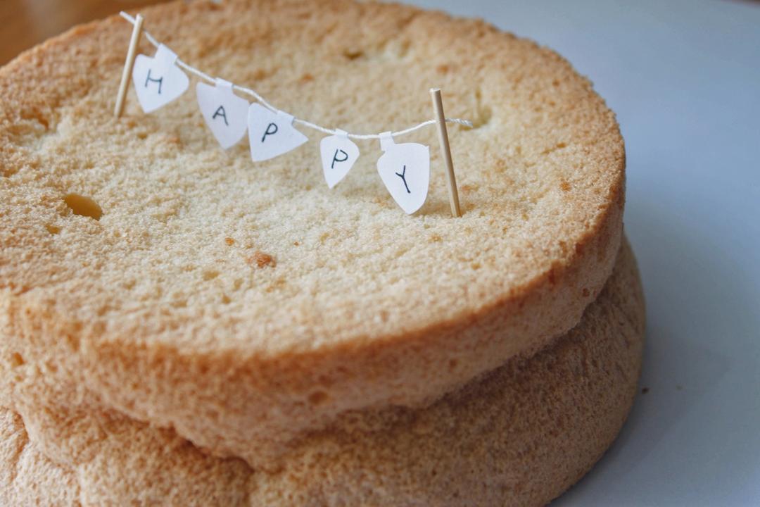 6寸戚风蛋糕（2蛋）