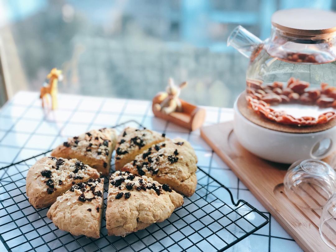 红豆蔓越莓司康（松饼）