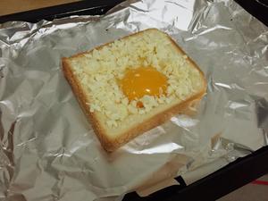 快手早餐—鸡蛋吐司（烤箱版）的做法 步骤6