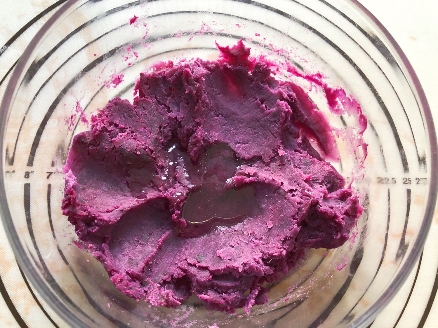 低卡低脂❗️健脾养胃的紫薯山药糕❗️巨好吃❗️的做法 步骤3