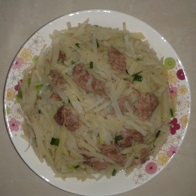 土豆炒肉丝