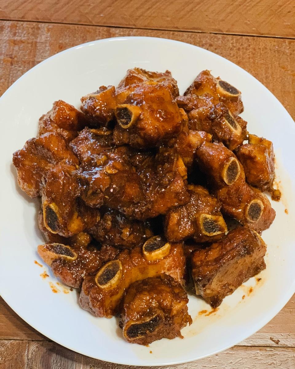 糖醋排骨/糖醋小排（不放油）（12345口诀做出正宗上海本帮）