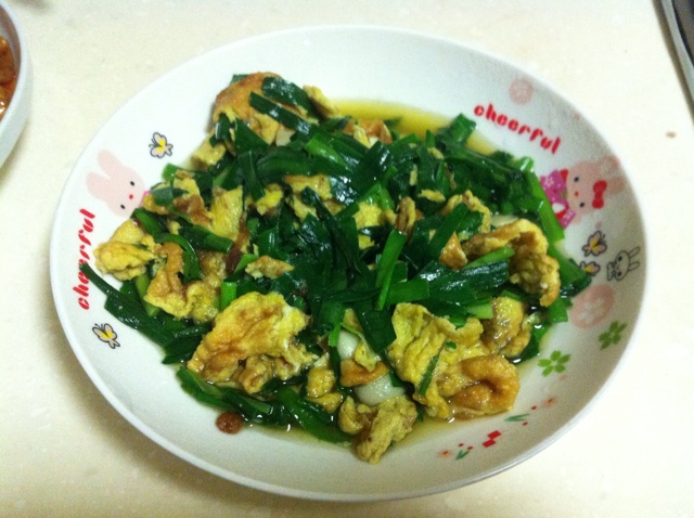 韭菜炒蛋
