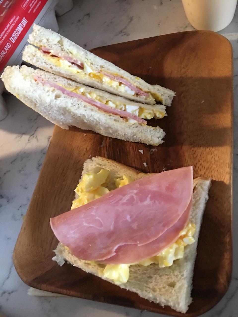 八分钟的鸡蛋三明治