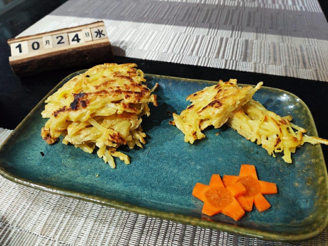 土豆丝鸡蛋饼