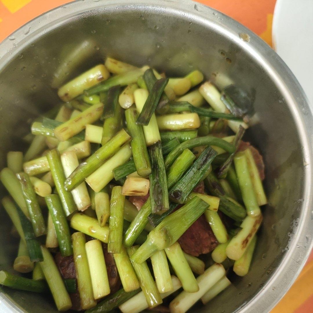 快手菜 爆炒蒜苗