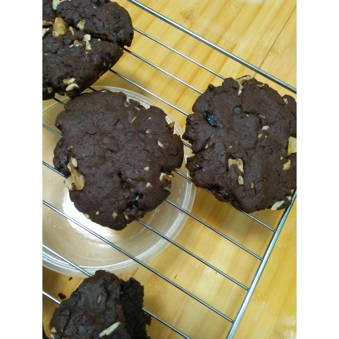 三重巧克力曲奇饼干 Triple Chocolate Cookies