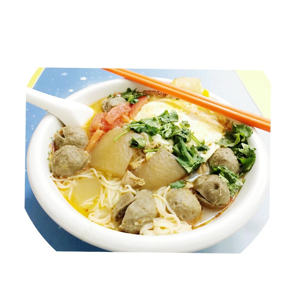 一碗朴素的牛肉丸面