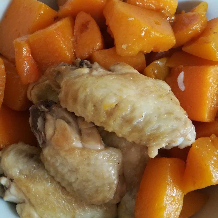 南瓜烧鸡翅
