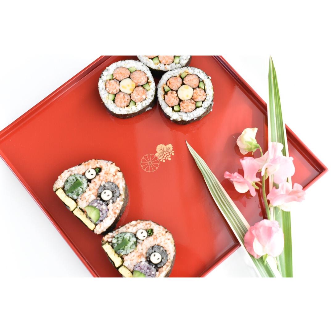 naru酱做的梅花寿司卷