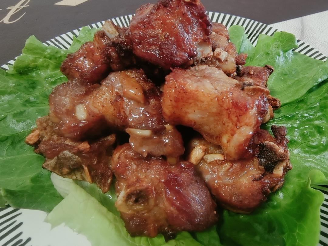 空气炸锅蒜香排骨，巨香巨好吃，简单易操作