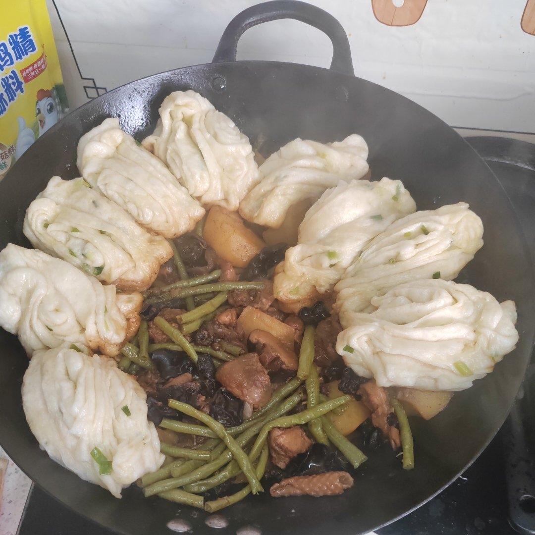 秒杀饭店❗️东北铁锅炖鸡一锅出