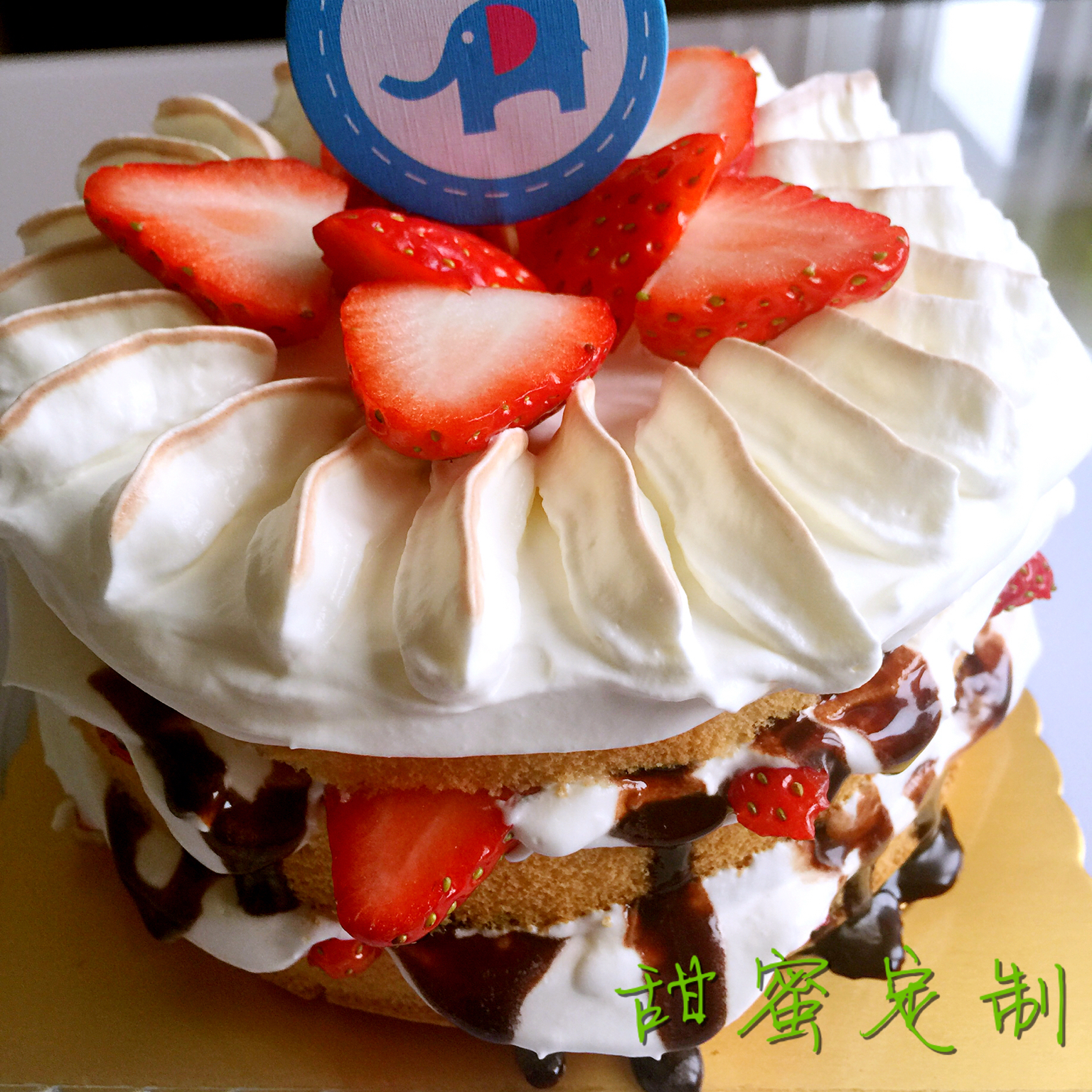 美人鱼迷糊芭比蛋糕