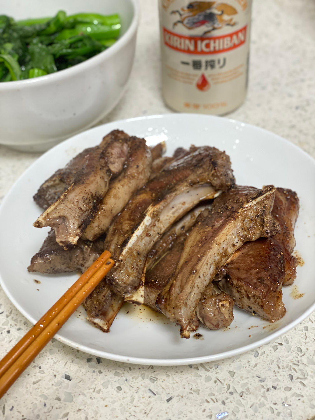 五分钟快手孜然香煎羊排