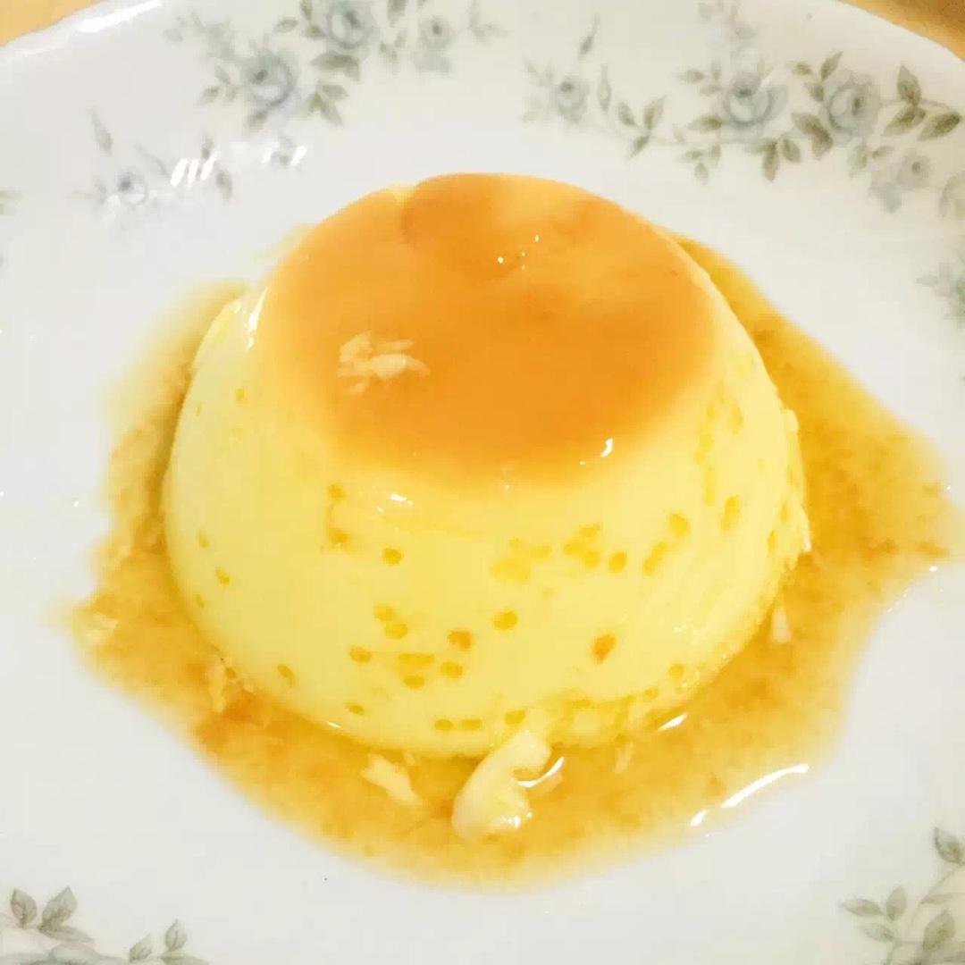 超简易滑又弹的鸡蛋布丁Custard Pudding(详细教程)