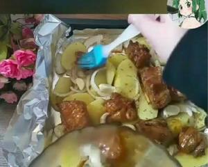 蜜汁肋排烤土豆的做法 步骤8