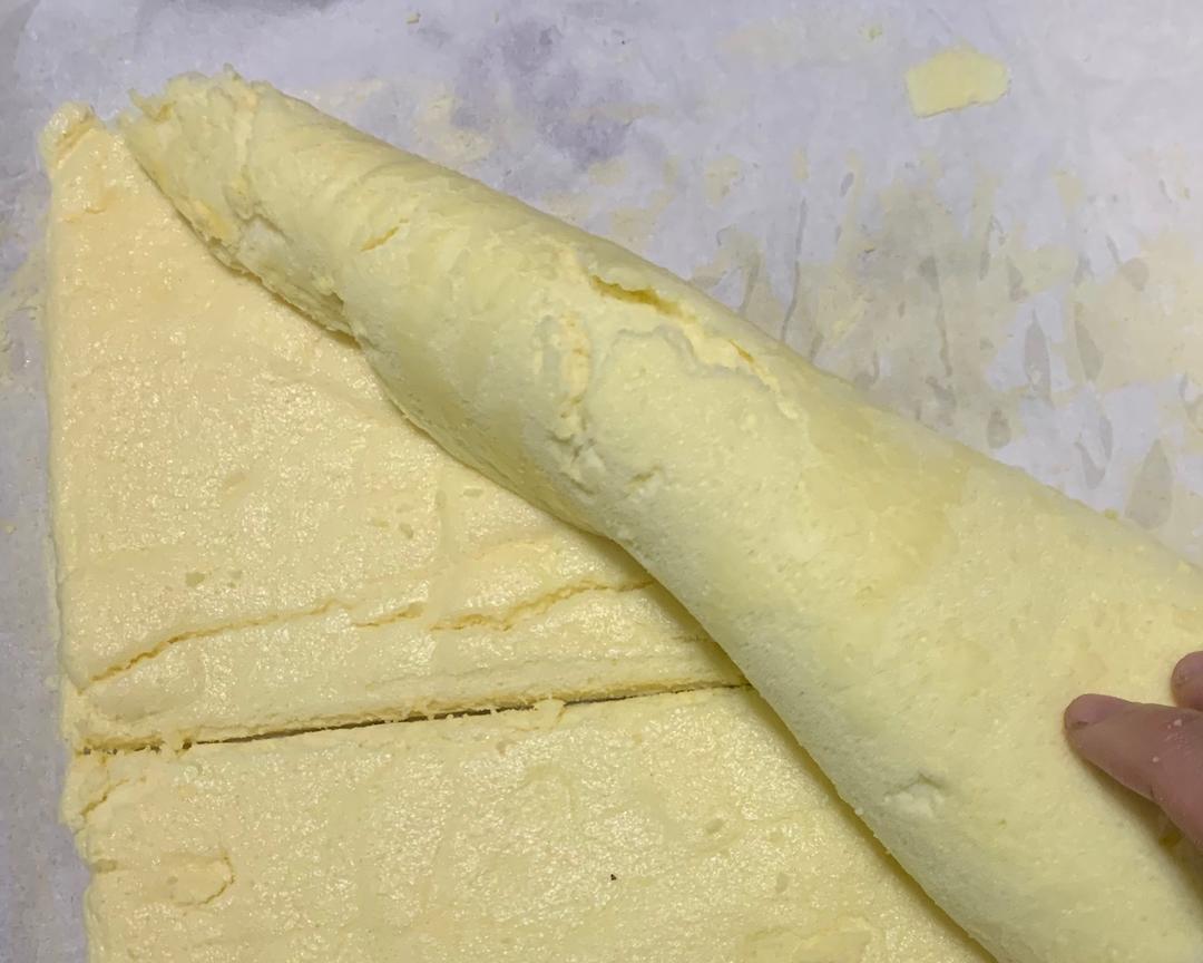 椰汁无油低卡卷（高筋+玉米淀粉版）的做法