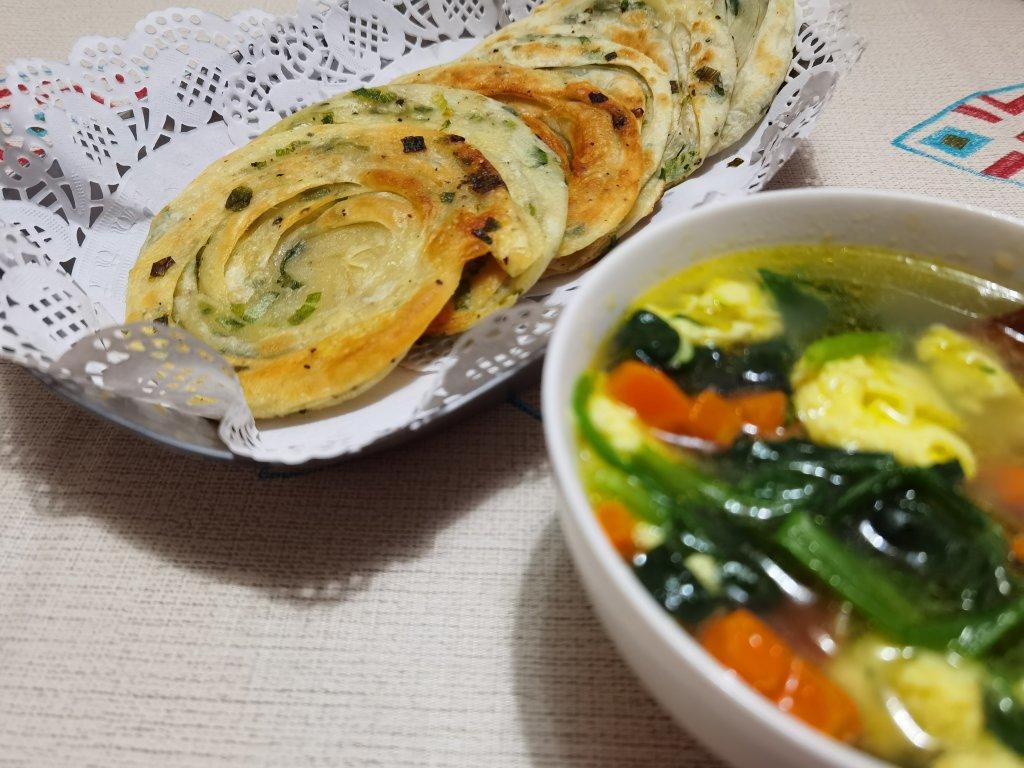 快手懒人版葱油饼❗️㊙️简单易做❗️超级酥脆❗️