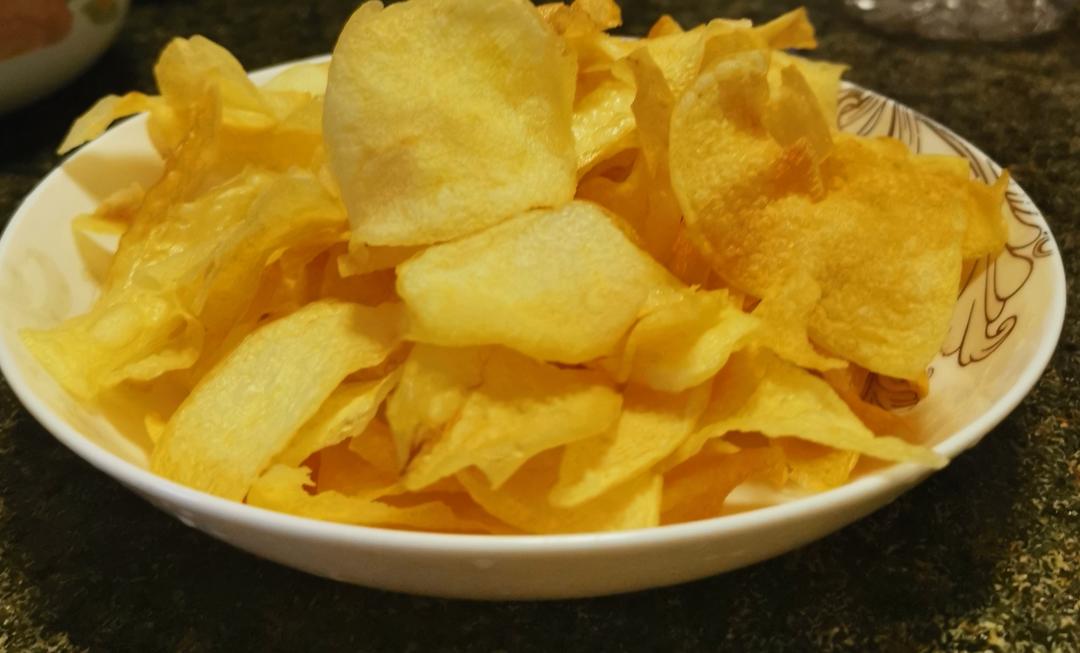 不锈锅锅家庭版薯片的做法