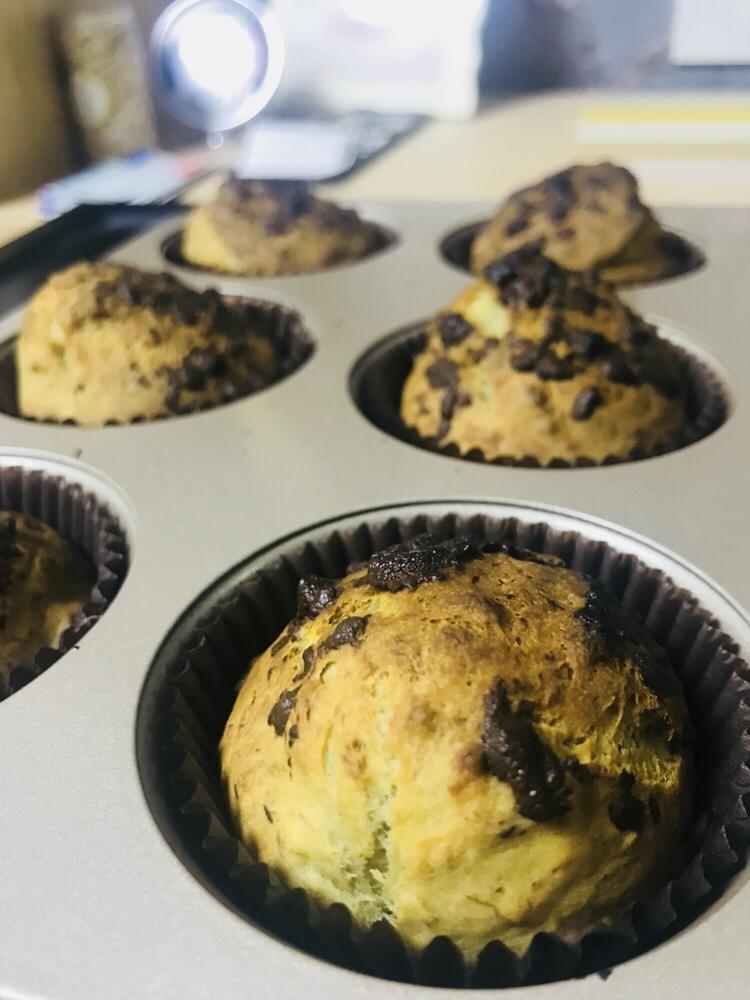 超简单的香蕉巧克力马芬《消灭香蕉》