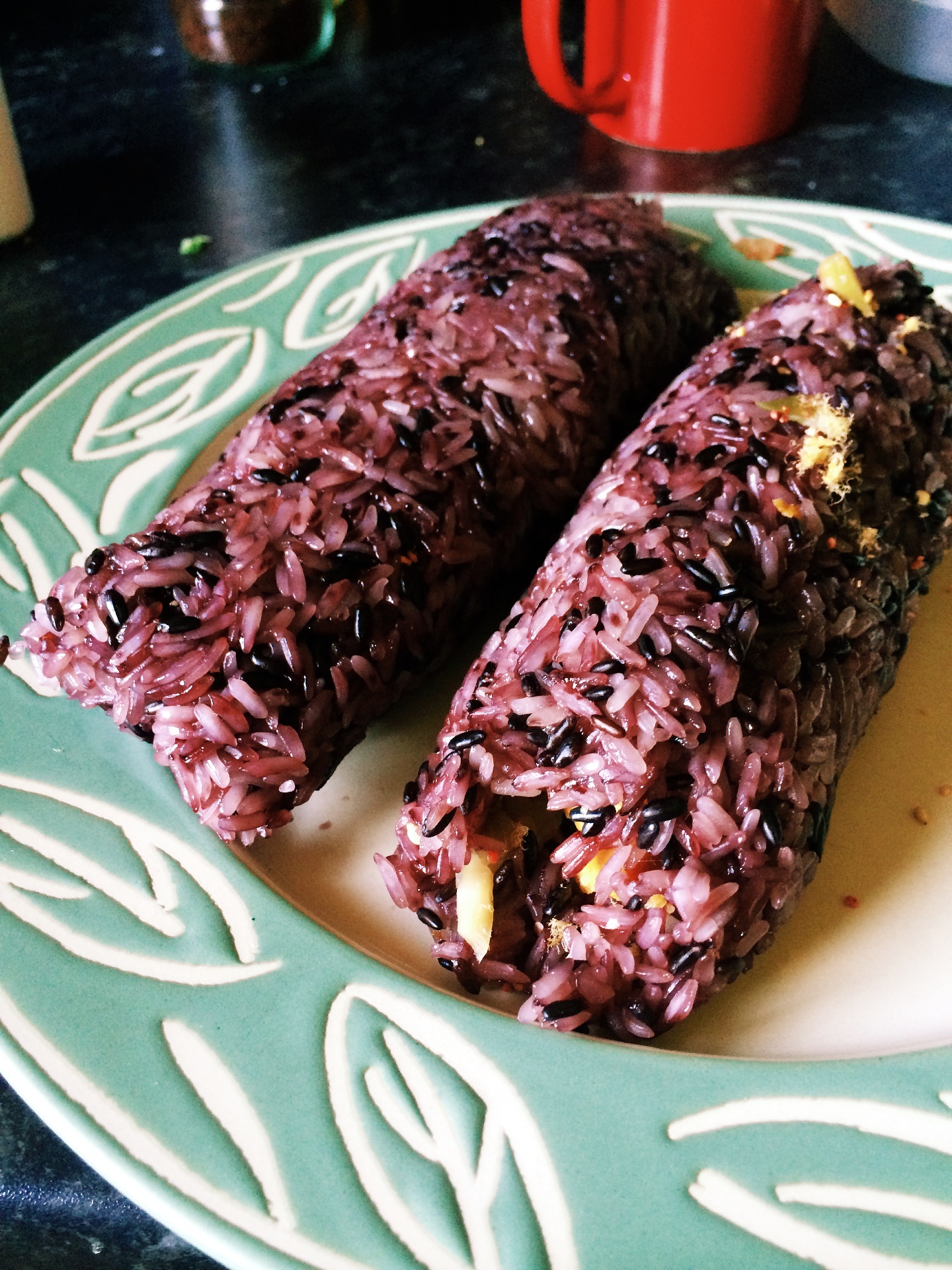 紫米粢饭团的做法