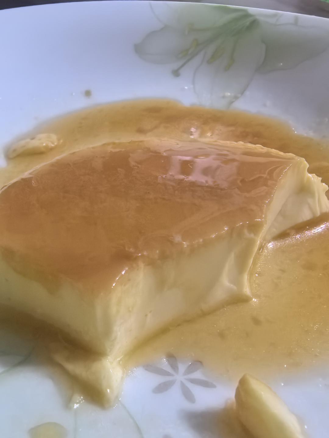 超简易滑又弹的鸡蛋布丁Custard Pudding(详细教程)