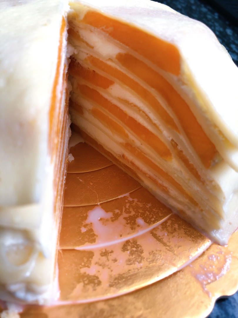 芒果千层蛋糕，100%成功告别煎皮无能