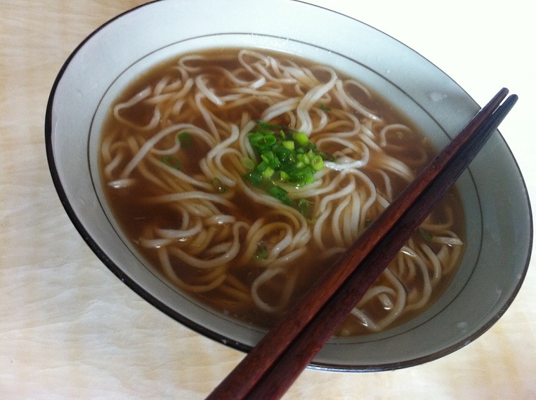 小葱麻油酱油面