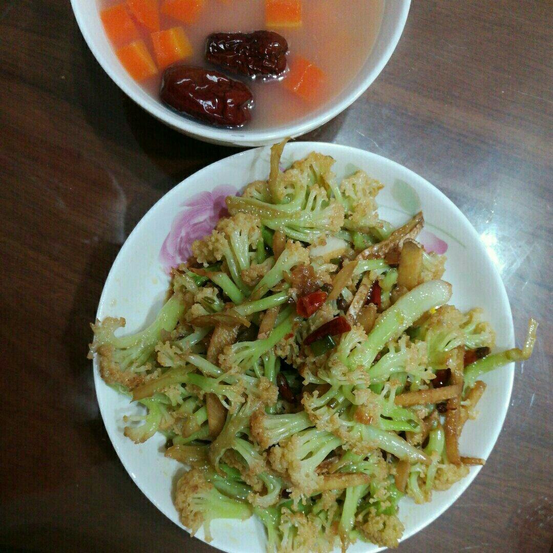 干锅菜花