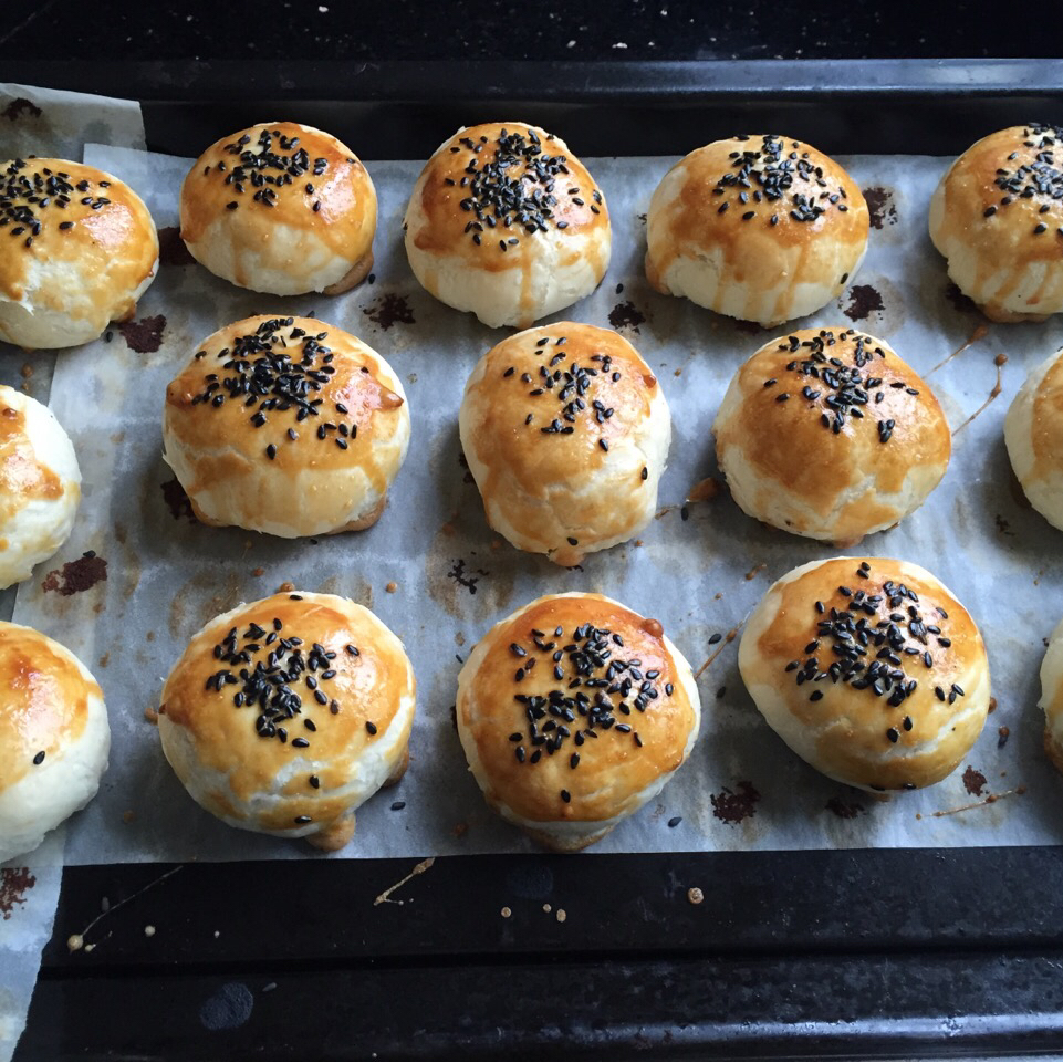 泳式鲜肉榨菜月饼