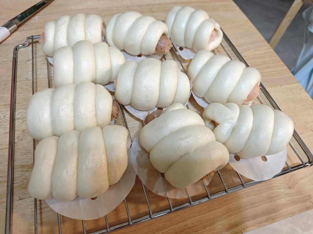 ♨️做一锅胖嘟嘟软乎乎肠仔馒头卷