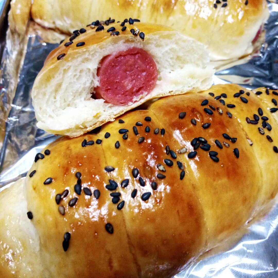 热狗面包卷