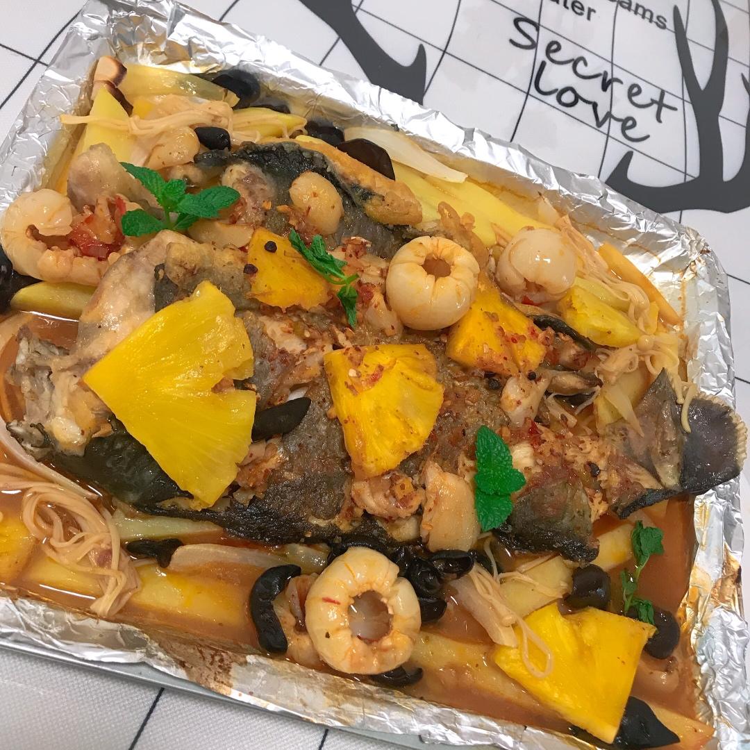荔枝香辣烤鱼——北鼎烤箱食谱