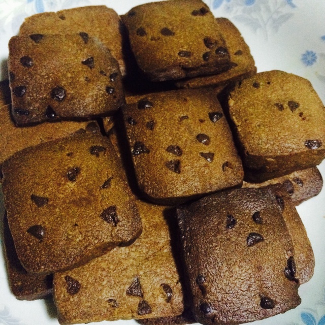 杏仁片巧克力饼干