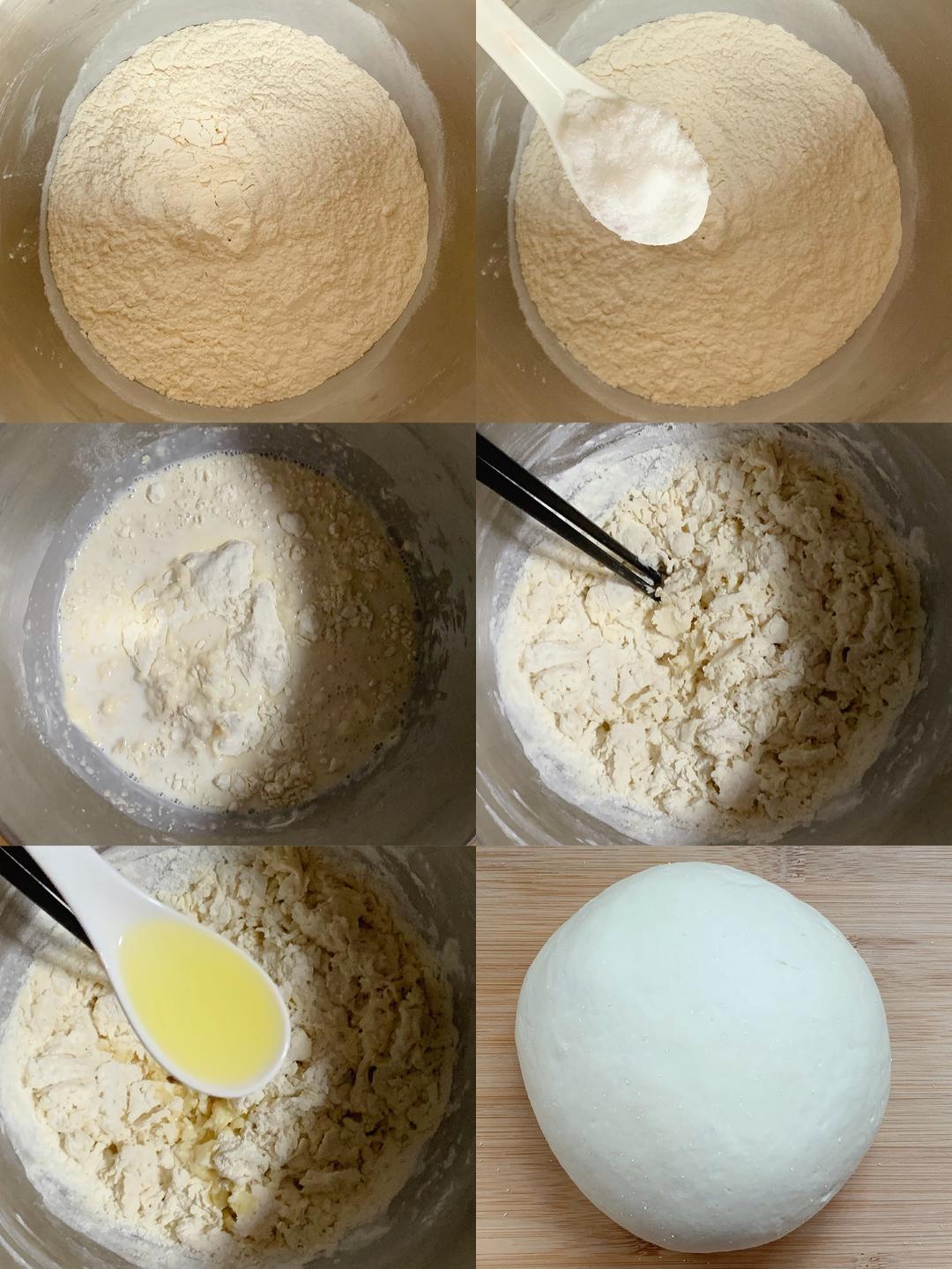 纯奶手撕吐司的做法 步骤1