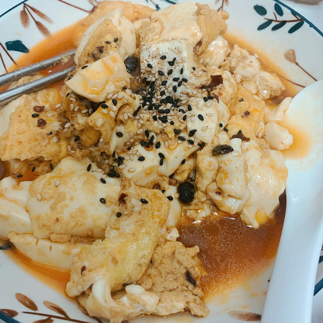 无敌诱人巨下饭鸡蛋抱豆腐