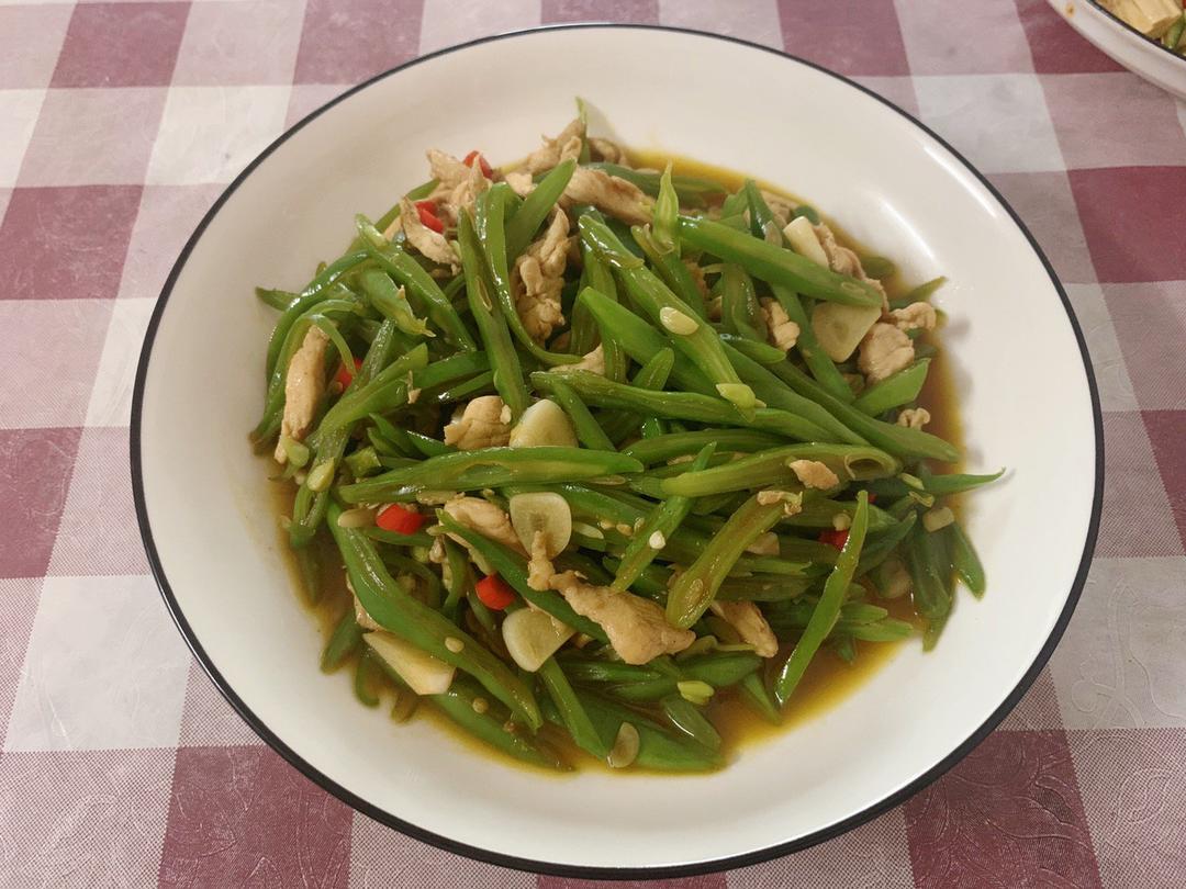 家常小炒四季豆