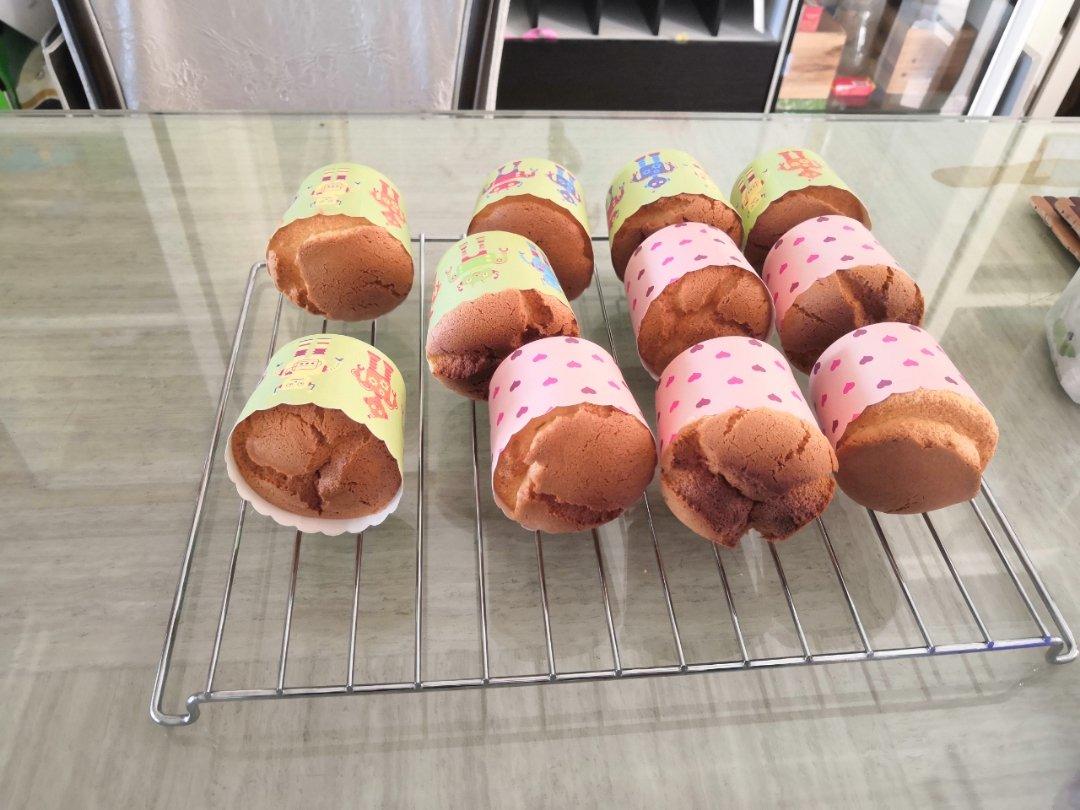 纸杯蛋糕 8寸戚风蛋糕的量