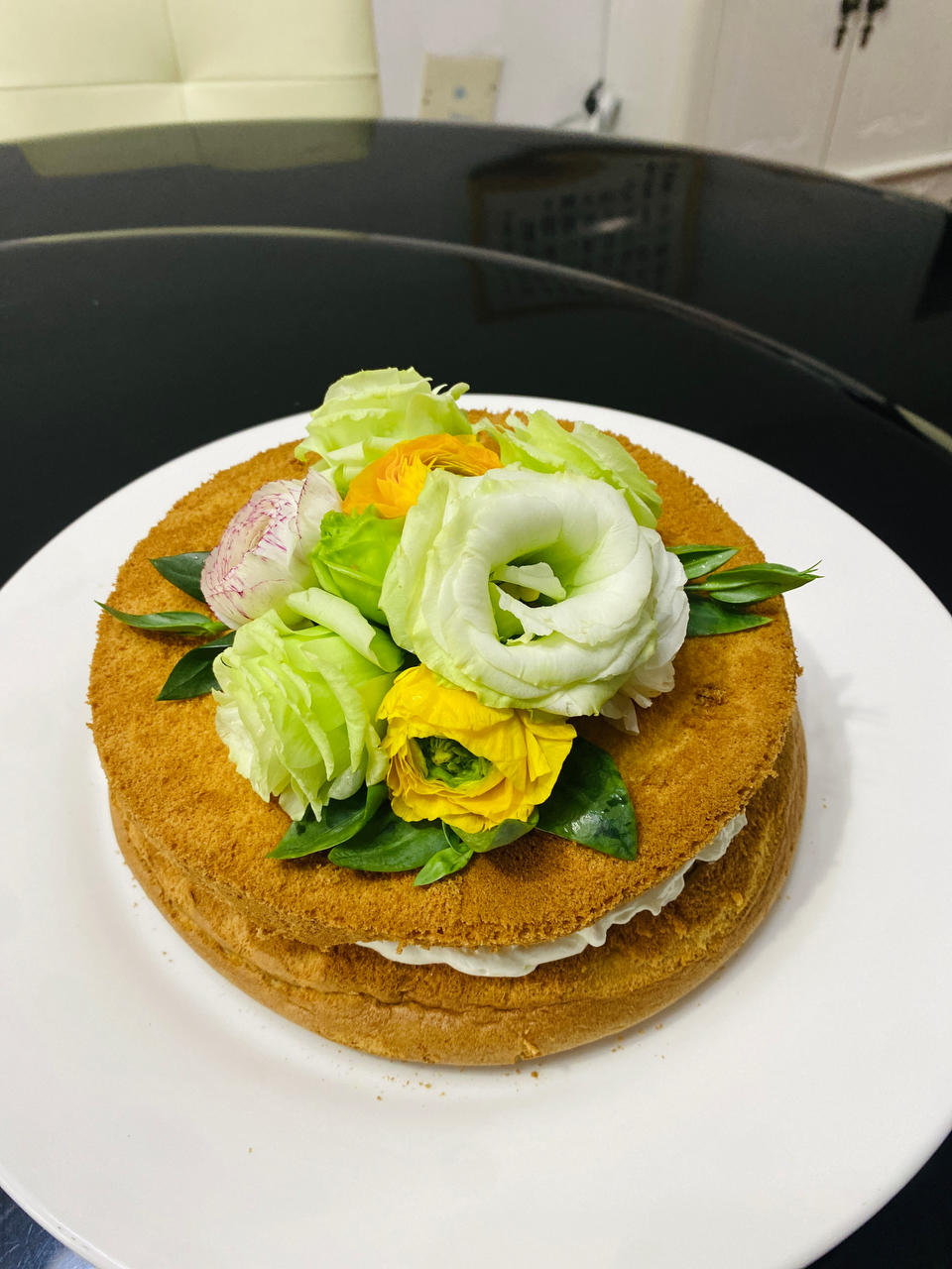 烤箱做蛋糕（戚风蛋糕的做法）